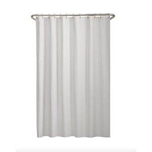 Zenna Home Microfiber Shower Curtain Liner White 70in x 71in